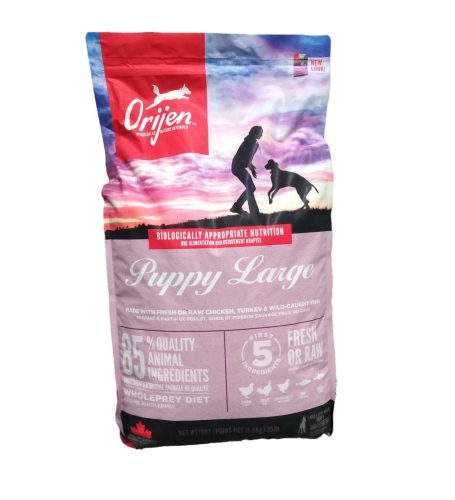 Orijen, Orijen Trockenfutter Dog Puppy Large mit Geflügel, 11.4 kg