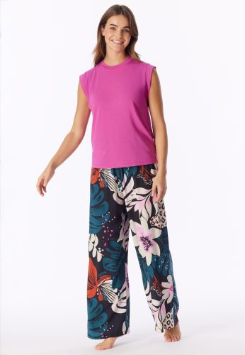 Schiesser, Tanktop fuchsia - Mix+Relax 40