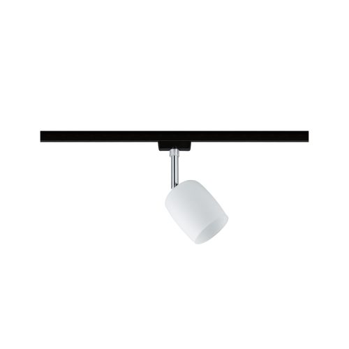 Paulmann, Paulmann URail Spot Blossom schwarz, Glas satin