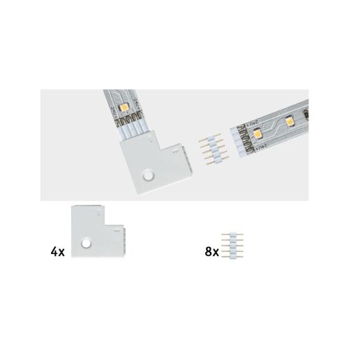 Paulmann, Paulmann MaxLED Eckverbinder 90°, 4er weiß
