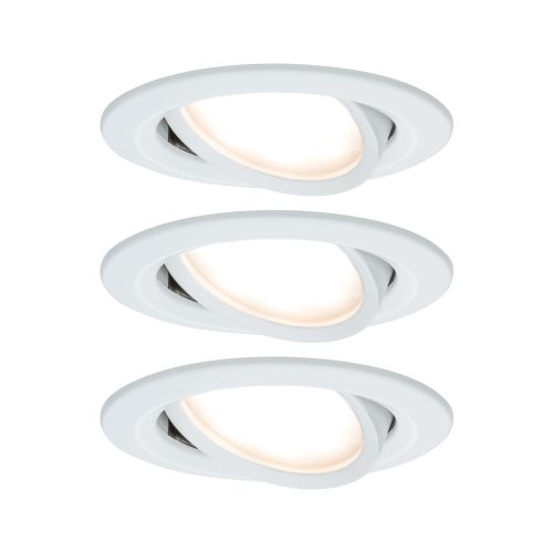 Paulmann, Paulmann 93449 Nova Einbauleuchte 3er Set EEK: A+ (A++ - E) LED LED 19.5 W Weiß (matt)