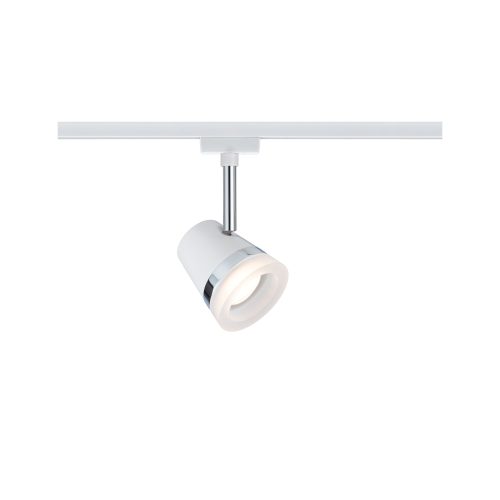Paulmann, Paulmann Cone EEK: abhängig v. Leuchtmittel (A++ - E) Hochvolt-Schienensystem-Leuchte URail GU10 10 W LED Weiß, Chrom