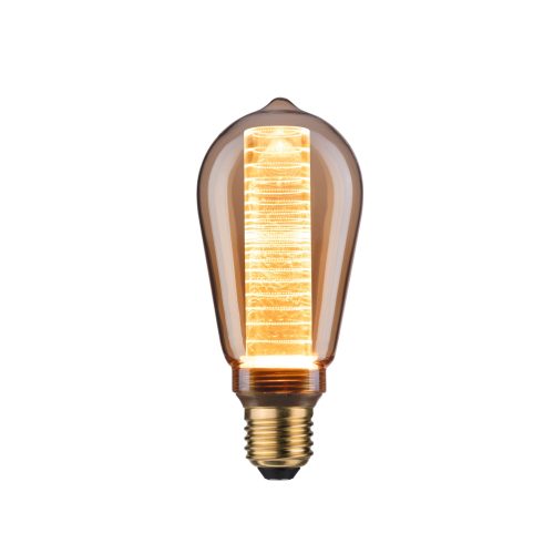 Paulmann, LED-Lampe E27 ST64 4W mit Innenkolben Ringmuster