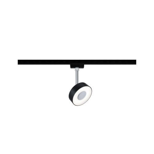 Paulmann, Paulmann EEK: LED (A++ - E) Hochvolt-Schienensystem-Leuchte URail fest eingebaut 5 W LED Schwarz (matt), Chrom