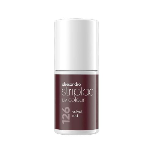 Alessandro, Alessandro - Striplac UV Colour Velvet Red, 6.5 ml