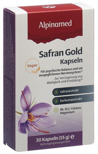Alpinamed, ALPINAMED Safran Gold Kapsel (30 Stück)