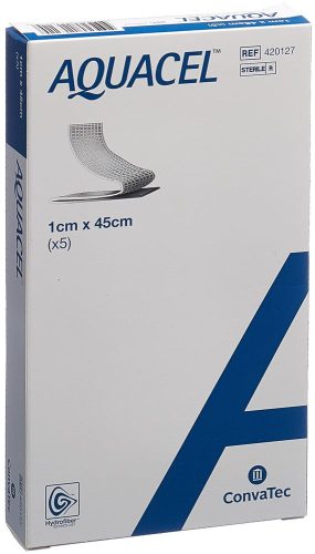 AQUACEL, AQUACEL Hydrofiber Tamponaden 1x45cm starke Fasern (5 Stück)