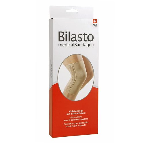 Bilasto, Bilasto Kniebandage je 2 Spiralfedern XL beige (1 Stück)