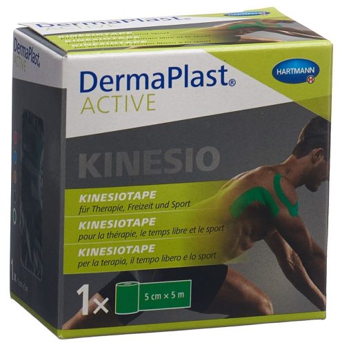 DermaPlast, DermaPlast Active Kinesiotape 5cmx5m grün (1 Stück)