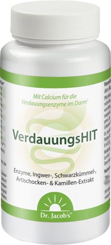 Dr. Jacob´s, Dr.Jacob's VerdauungsHIT Enzyme Ingwer Schwarzkümmel Artischocke Kamille Moringa