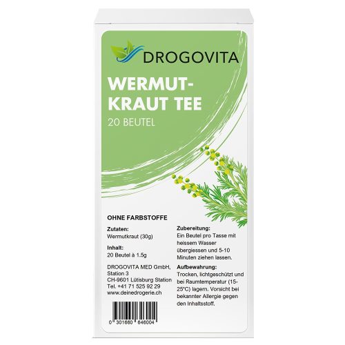 Drogovita, Drogovita Wermut Tee (20 Stück)