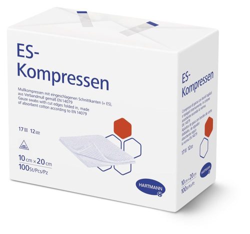 Hartmann, Hartmann ES-Kompressen 12fach 10x20cm (100 Stück)