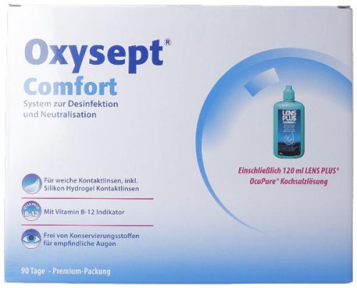 Oxysept, Oxysept Comfort Lösung + LPOP (3x300 ml)