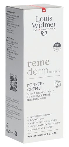 Louis Widmer, Louis Widmer® Remederm Körpercreme für sehr trockene Haut ohne Parfum