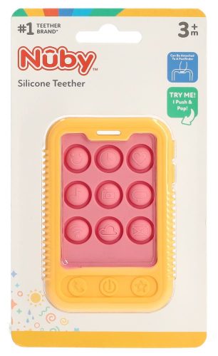 Nuby, Nuby Pop-it Beiss-Spielzeug Telefon (1 Stk)