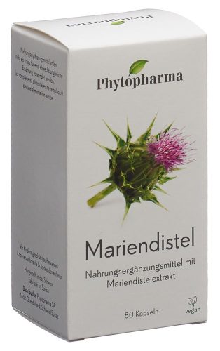 Phytopharma SA, Phytopharma Mariendistel Kapseln 80 Stück