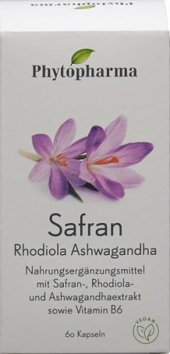 Phytopharma SA, Phytopharma Safran Kapseln Dose 60 Stück