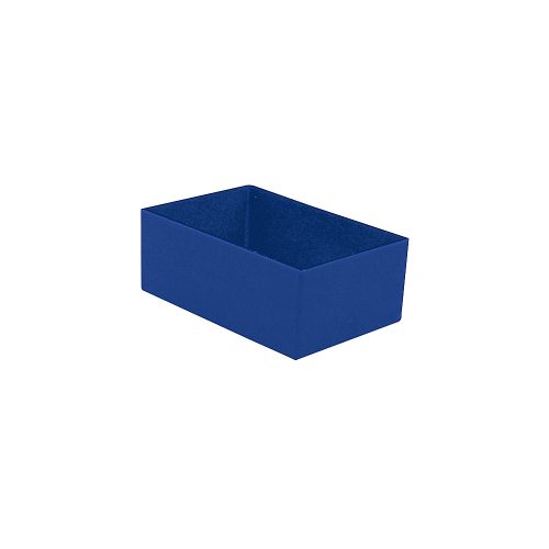 Einsatzkasten Höhe 63 mm blau, LxB 162 x 108 mm, VE 50 Stk