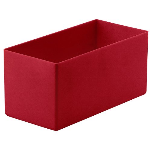 Einsatzkasten Höhe 90 mm rot, LxB 198 x 99 mm, VE 50 Stk