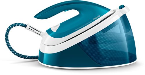 Philips, PHILIPS GC6840/20 - Dampfbügelstation (Blau/Weiss)