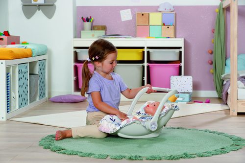 Baby Born, Baby Born Puppen Autositz »Babyschale Blumen«