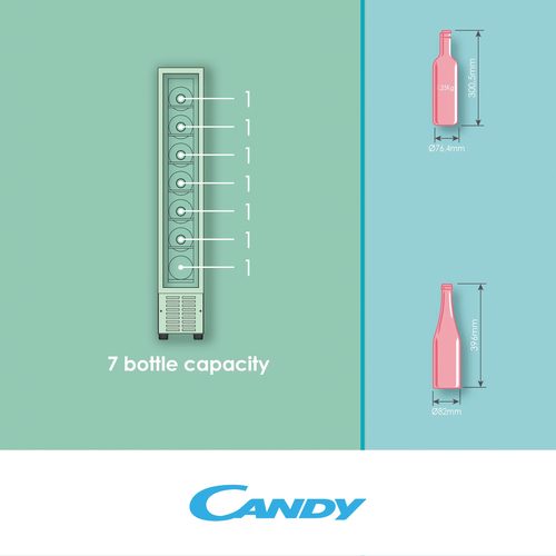 Candy, CANDY Reifekeller CCVB 15/1 7 Flaschen