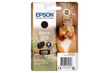 Epson, Original Tintenpatrone schwarz Epson No. 378, T378140