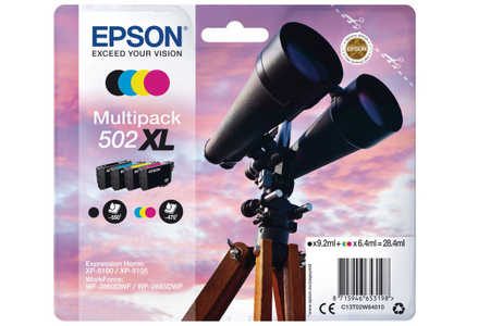Epson, Original Multipack Tinte BKCMY Epson No. 502XL, T02W640