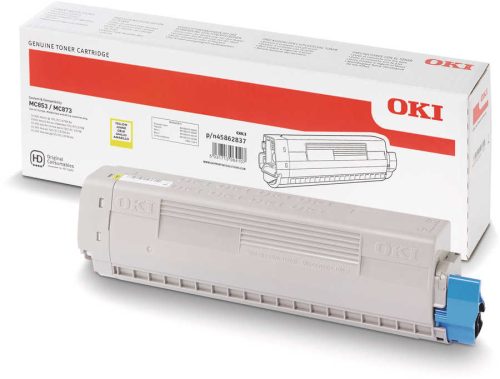OKI, OKI 45862837 Toner gelb