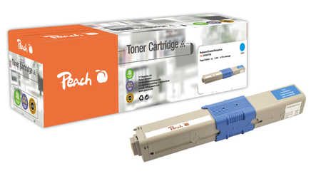 Peach, Peach Tonermodul cyan kompatibel zu OKI 44469706