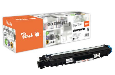 Peach, Peach Tonermodul schwarz kompatibel zu Brother TN-247BK