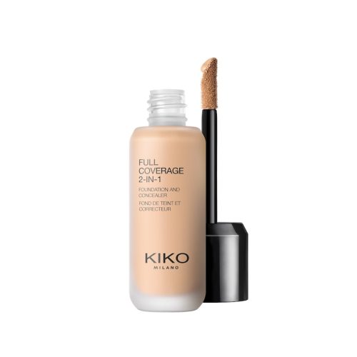 KIKO MILANO Full Coverage 2 in1 Foundation&Concealer Fluid Foundation 1ST