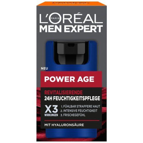 L´OrÉal Men Expert  L´OrÉal Men Expert Power Age Revitalisierende 24H Feuchtigkeitspflege gesichtsgel 50.0 ml