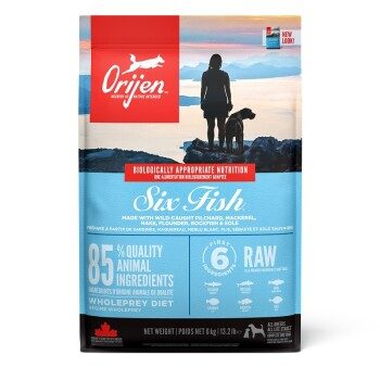 Orijen Trockenfutter Dog Six Fish mit