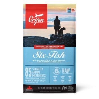 Orijen Trockenfutter Dog Six Fish mit