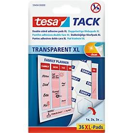 Tesa, tesa® TACK – doppelseitige Klebepads Transparent tesa Inhalt: 1 Pckg.