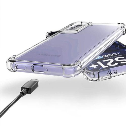 undefined, "xSchutzhülle Samsung S21, TPU, verstärkte Ecken, transparent"