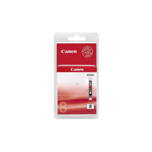 Peach, Original Tintenpatrone rot Canon CLI-8r, 0626B001