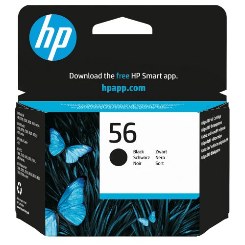Hp, HP C6656Ae 56 black Tintenpatrone