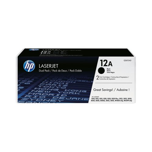 Hp, HP Toner-Modul 121A Twinpack Q2612Ad schwarz