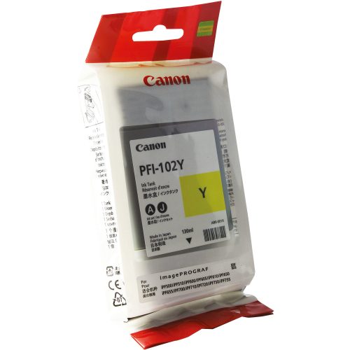Original Tintenpatrone gelb Canon PFI-102Y