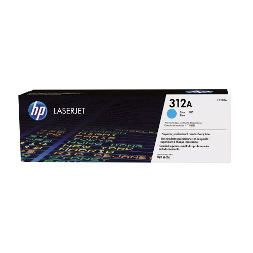 Hp, Original Tonerpatrone cyan HP No. 312A, CF381A