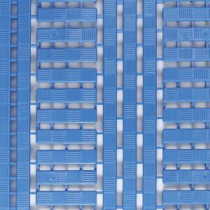 undefined, Kunststoff-Bodenrost aus Polyethylen LxB 1200 x 600 mm, VE 5 Stück blau