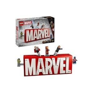 LEGO, 76313 Marvel Logo & Minifiguren, Konstruktionsspielzeug