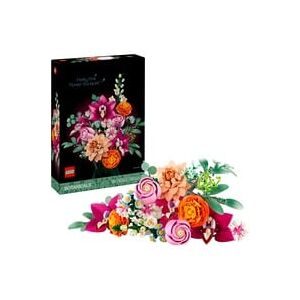 LEGO, 10342 Botanicals Schöner Rosafarbener Blumenstrauß, Konstruktionsspielzeug