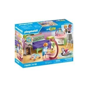 PLAYMOBIL, 71609 My Life Schlafzimmer mit Babyspielecke, Konstruktionsspielzeug