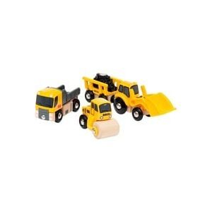 Brio Ab, BRIO World 33658 Baustellenfahrzeuge - Ergänzung für die BRIO-Holzeisenbahn - Empfohlen ab 3 Jahren