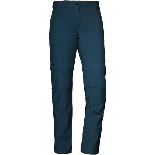 Schöffel Damen Ascona Zip-Off Hose (Größe L, Blau)