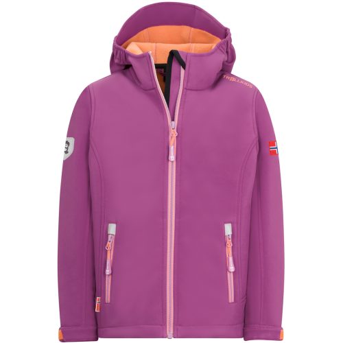 TROLLKIDS, Softshell-Jacke GIRLS TROLLFJORD in mallow pink