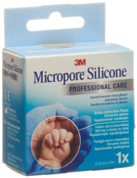 3m, 3M Silicone Heftpflaster 2.5cmx5m (1 Stück)